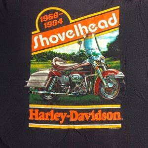Harley Davidson Vintage 1991 Mens Tee